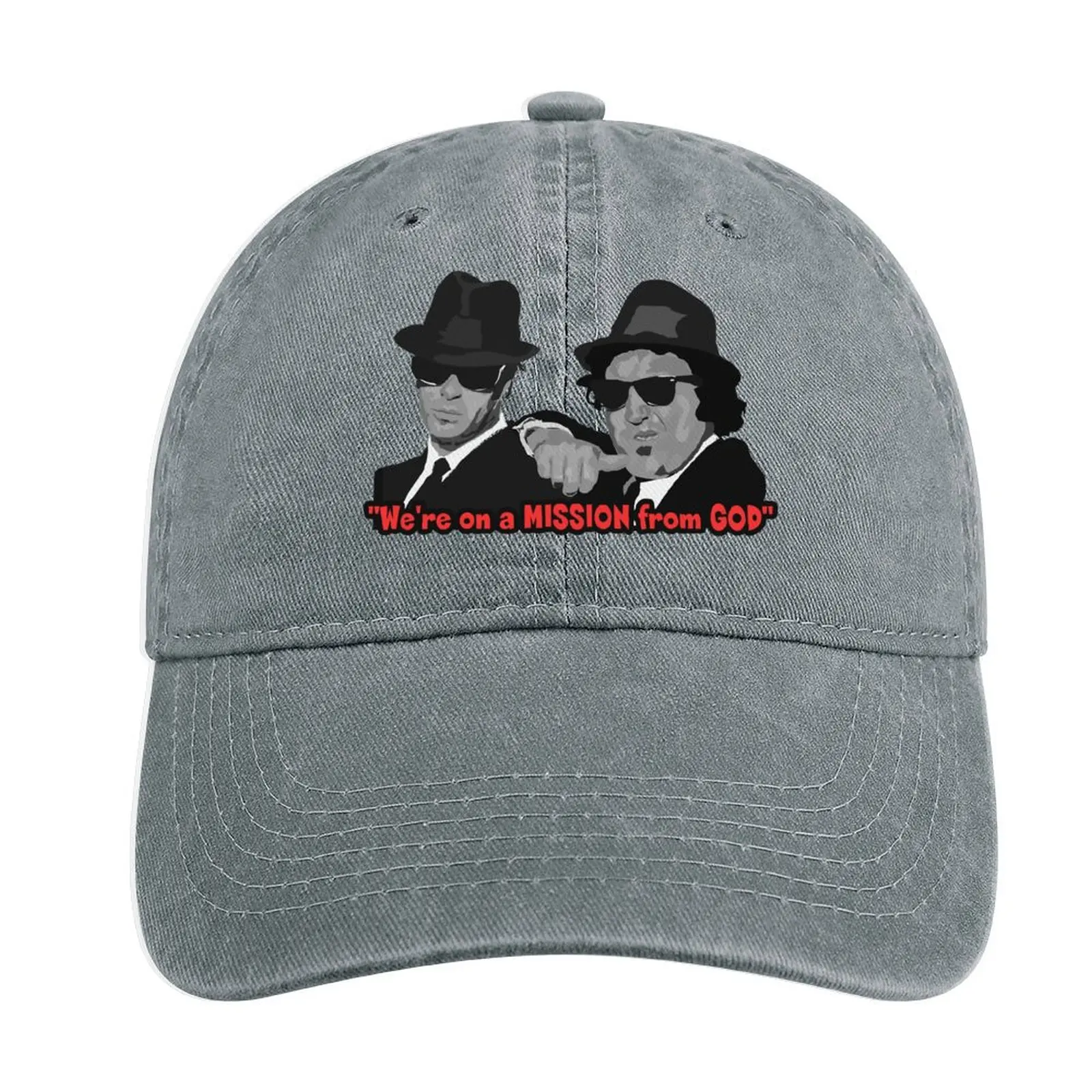 

The Blues brothers We're on a MISSION from GOD Cowboy Hat dad hat Bobble Hat fishing hat Cap Women'S Men'S