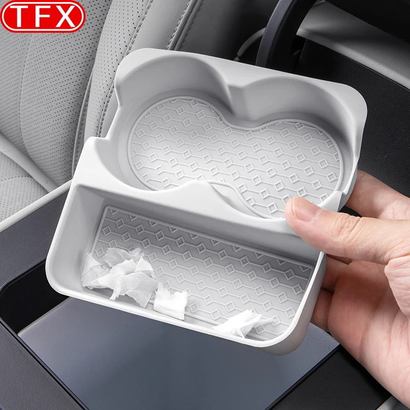 BYD 레오파드 티타늄 7 2025 2026 차량용 센터콘솔 실리콘 컵홀더 패드 무선 충전 패드 액세서리
