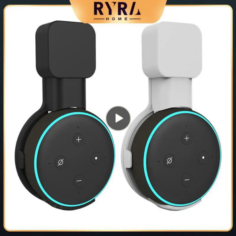 Supporto Per Montaggio A Parete Echo Dot, Supporto Per Altoparlante Accessori Salvaspazio Gestione Cavi Incorporati Per Altoparlante Echo Dot 3 Spina 