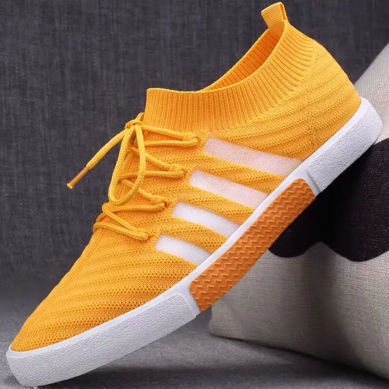 Summer Shoes Men's Trendy Shoes Breathable Deodorant Socks New Men's Flat Casual