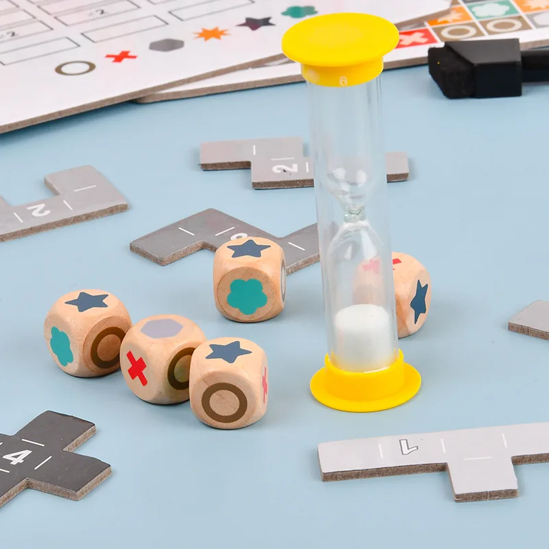 Children's Board Game Five In A Row Against The Game Puzzle Fun Kindergarten Thinking Ability To Enhance Wooden Toys 5