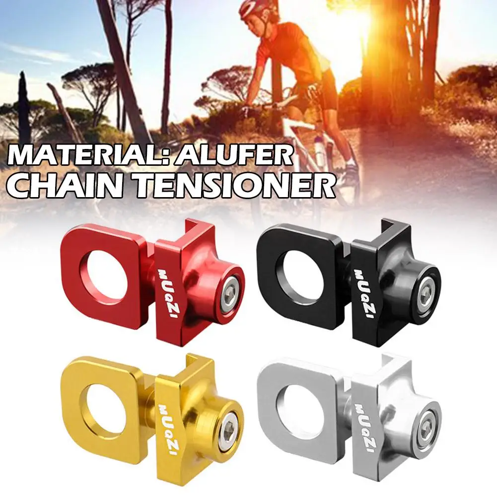 

Hot sale New Bicycle Chain Adjuster Tensioner Fastener Aluminum Alloy Bolt For BMX Fixie Bike Single speed Bicycle Bolt Scr V6O5