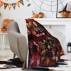 Halloween Blanket,Horror Movie Halloween Character Blanket,Halloween Blanket - Suitable for sofa, bed, travel, camping, living r 3