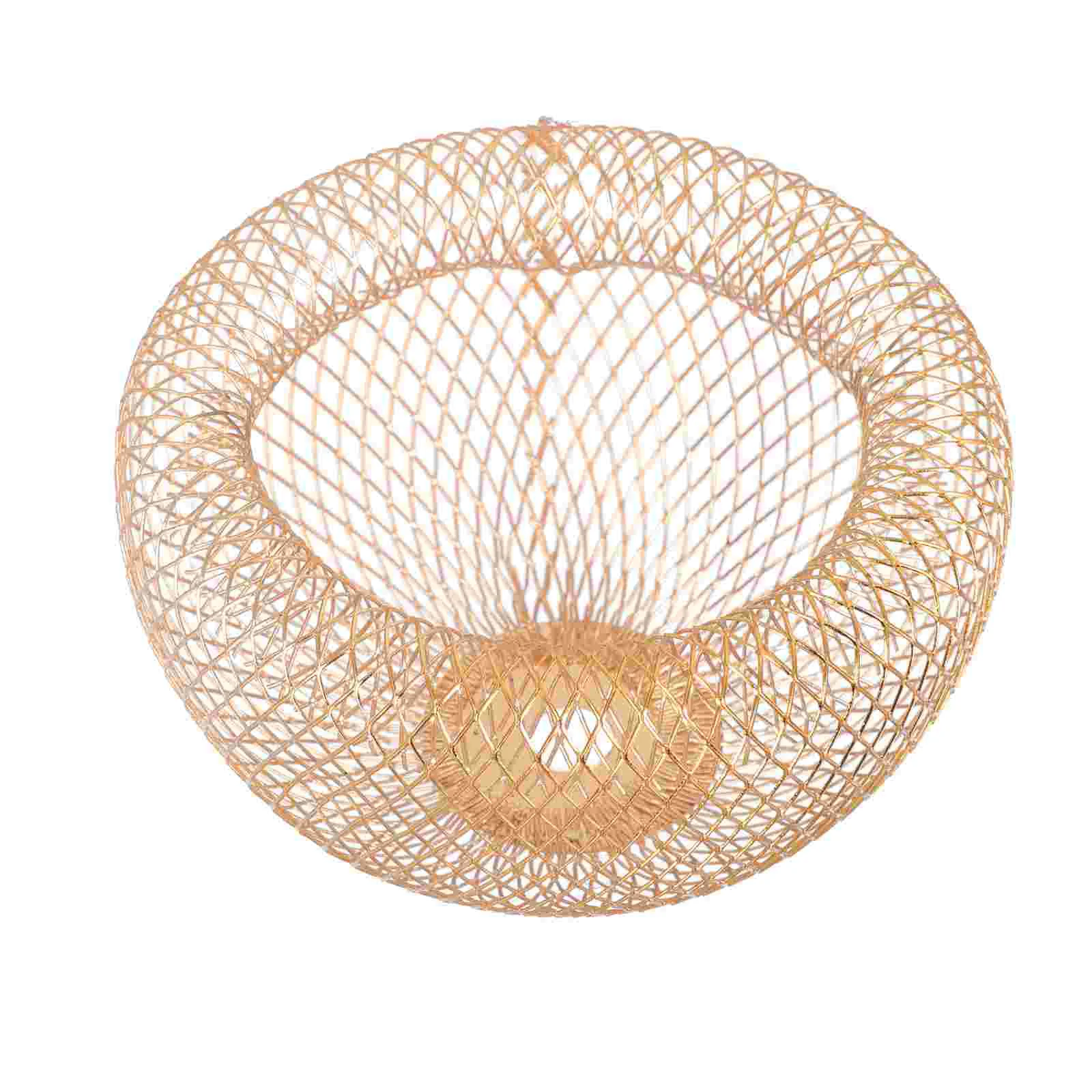 

Woven Pendant Lighting Fixtures Lampshade, Wire Lamp Shade Replacement Holders Industrial Shade Cover Decor for Kitchen Island