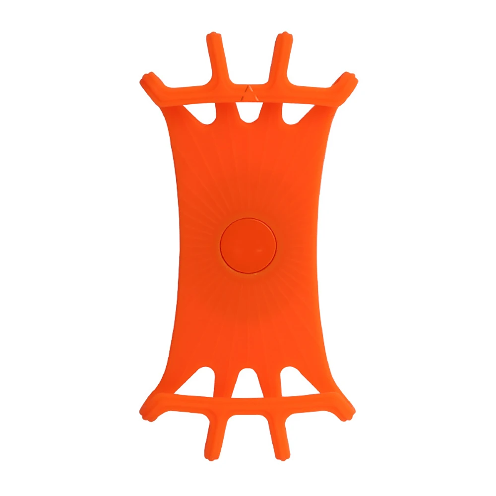 Universal 360° Rotating Silicone Phone Holder for Bicycles, Strollers, and Motorcycles