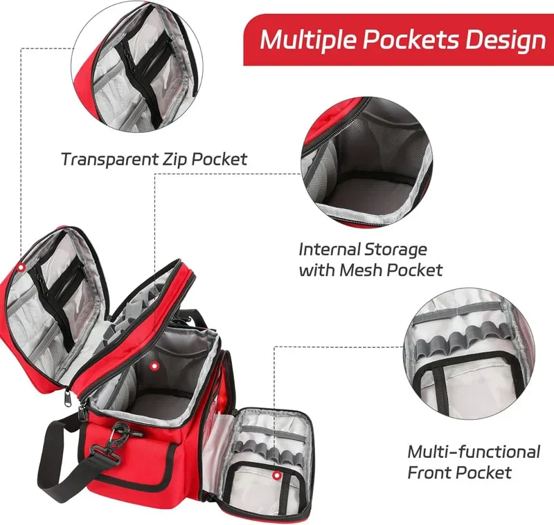 Erste-Hilfe-Tasche Outdoor wasserdicht groß & reflektierend