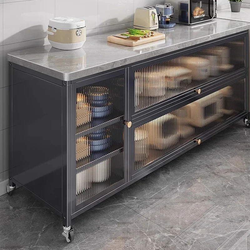 Two-door Cabinet Sideboard Buffet Furniture Room Kitchen Dining Multifunctional Chests Drawers House LT