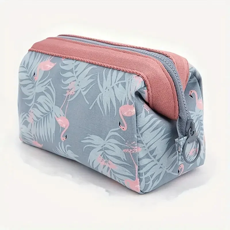 Women’s makeup bag flamingo travel essentials toiletry storage bag portable Cosmetic Bag large capacity organizer storage bag Best Sellers In Luggage, Bags