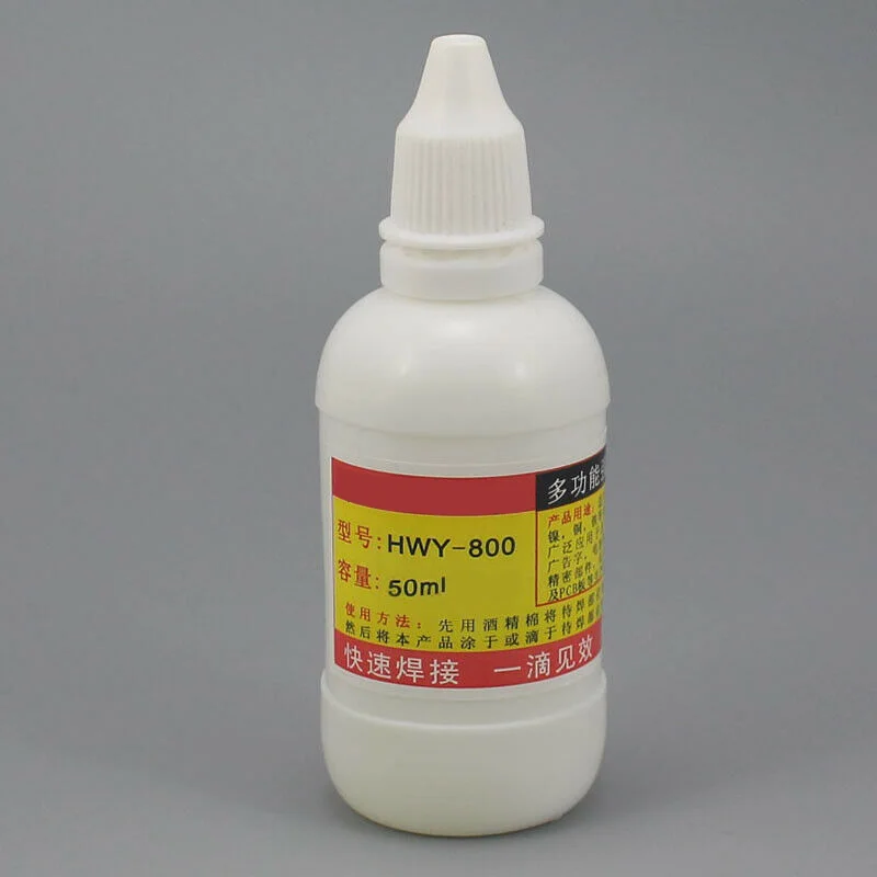 

50ml Stainless Steel Flux Soldering Paste Liquid Solder Tool Quick Welding For Galvanized Sheet/Copper/Iron/ Battery Welding