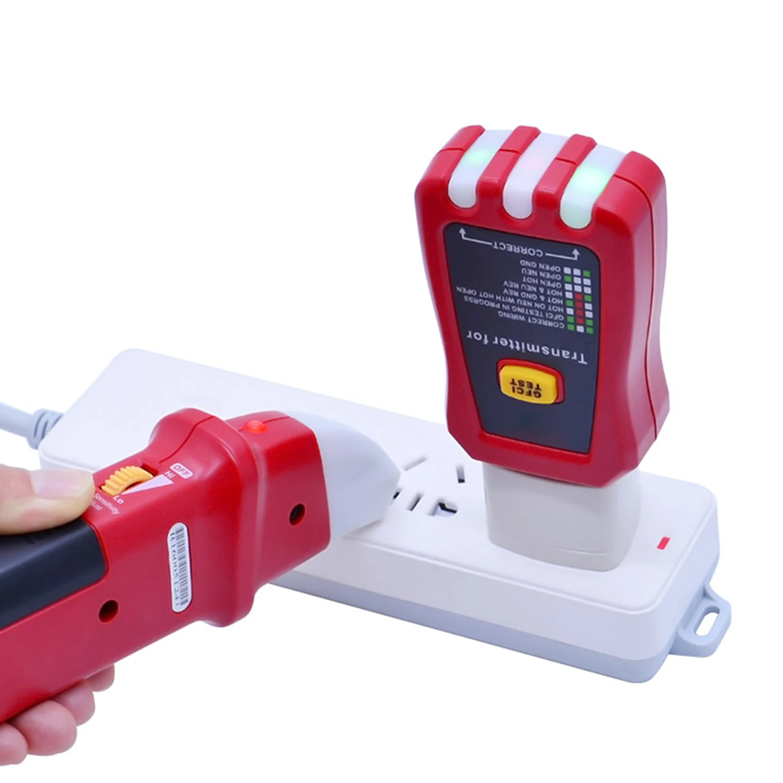 Xin Tester digital AC circuit tracer breaker finder + GFCI outlet receptacle socket tester 90-120V electrical breaker locator 3