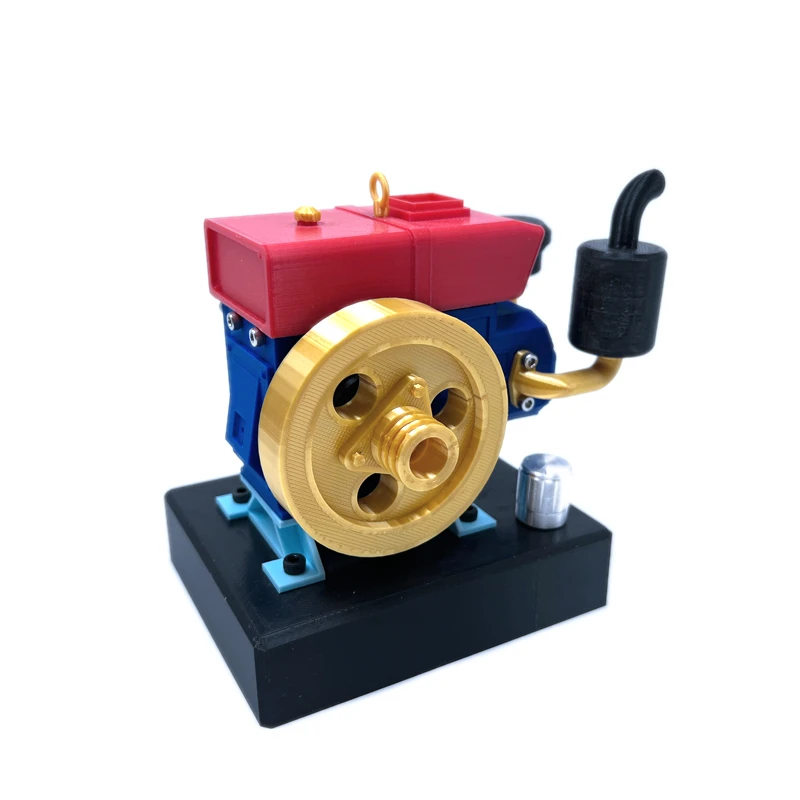 

Single cylinder imitation diesel engine model electric motor/3D printing plastic engine/electric engine model