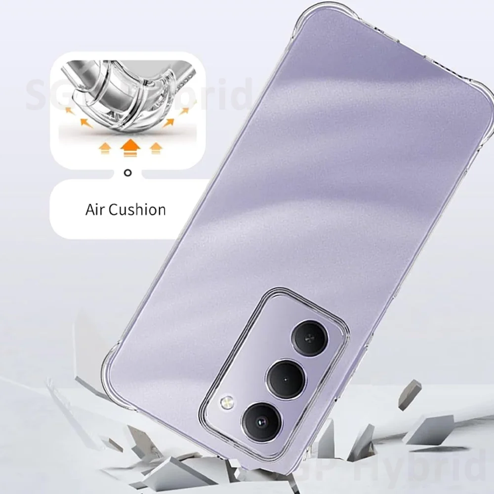 Clear Silicone Shockproof Case with Lens Protection