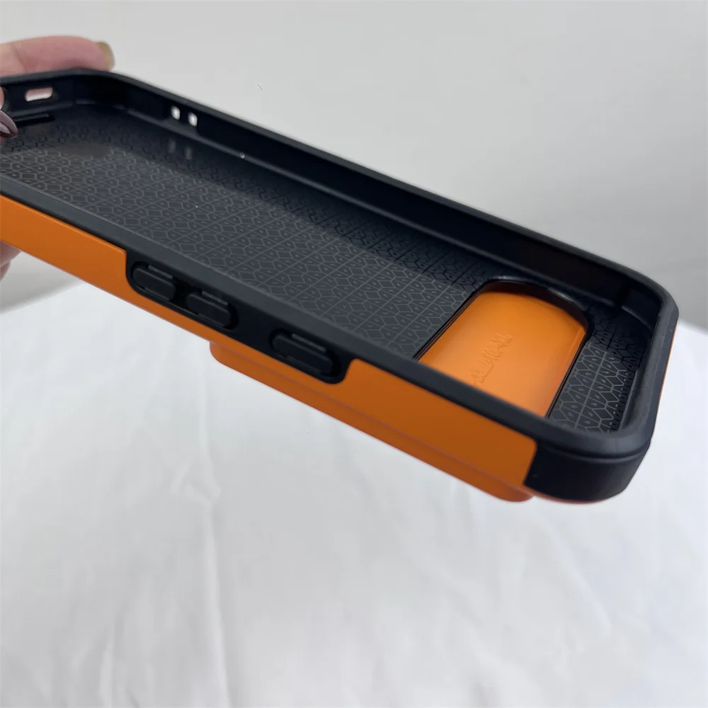 Hybrid Dual Layer Armor Case with Metal Ring Stand and Slide Camera Lens Protection