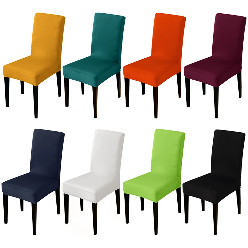 

Universal Size Chair Cover, Big Elastic Seat Protector, Seat Case, Chair Covers for Hotel, Living Room, 28 Colors for Choice