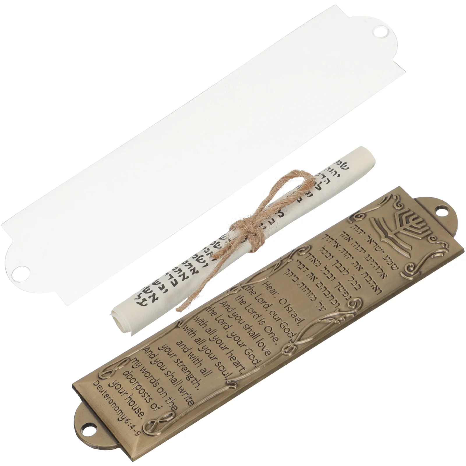 

Religious Holy Scroll Mezuzah For Jewish Door for Jewish Door Men Modern Symbols Decor Catholic Alloy Metal Number Man