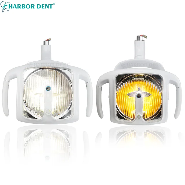 Dental LED Induction Light With Sensor Switch 25W White/Yellow Surgical Lamp Dentistry Chair Unit Oral Light
