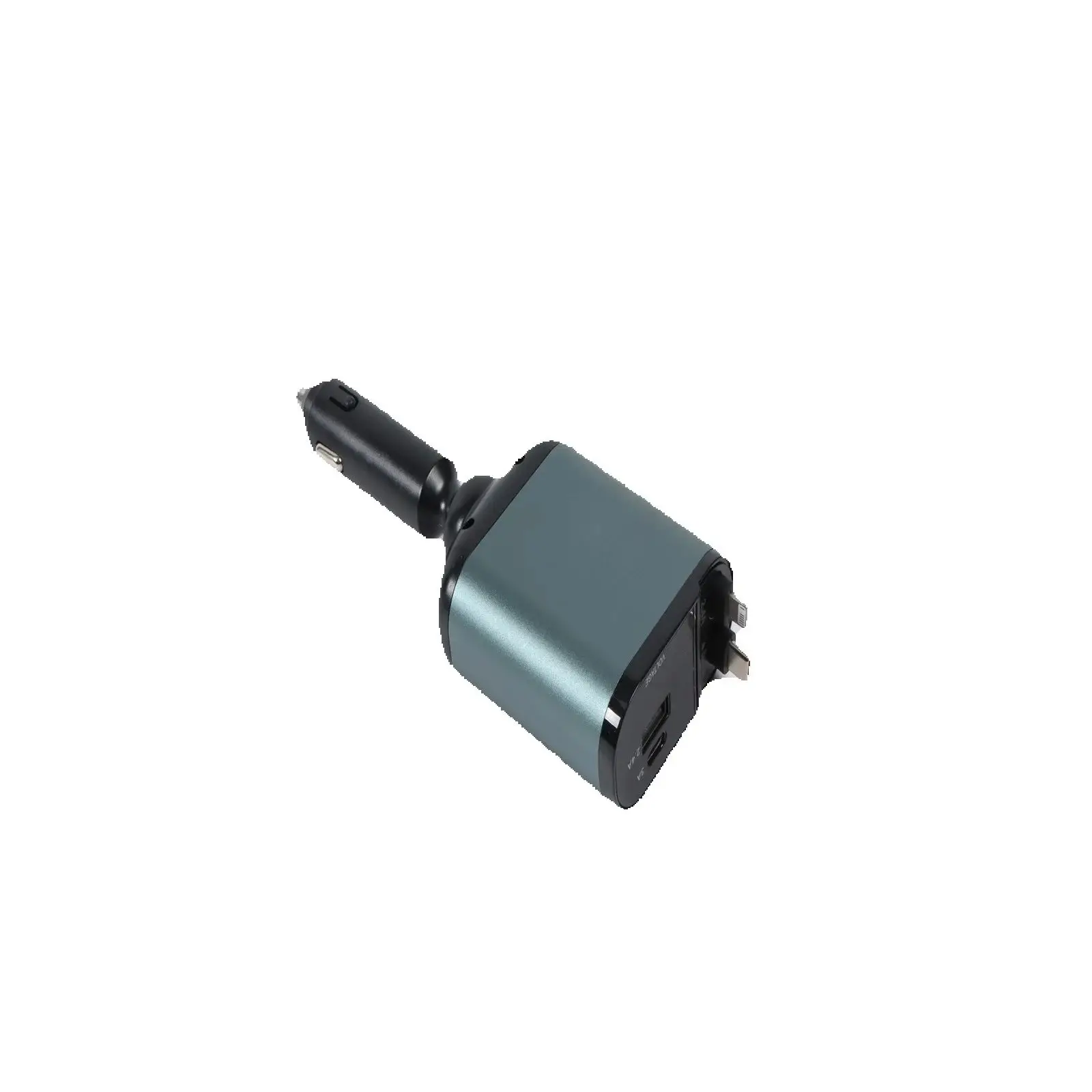 Caricabatteria da auto retrattile da 66 W per iPhone Samsung Google Pixel Accessori per auto a ricarica rapida - Image 3
