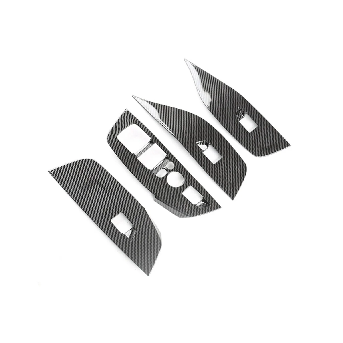 4 Pcs Car Window Lift Button Frame Trim Per Bmw X3 G01 X4 G02 2018-2021