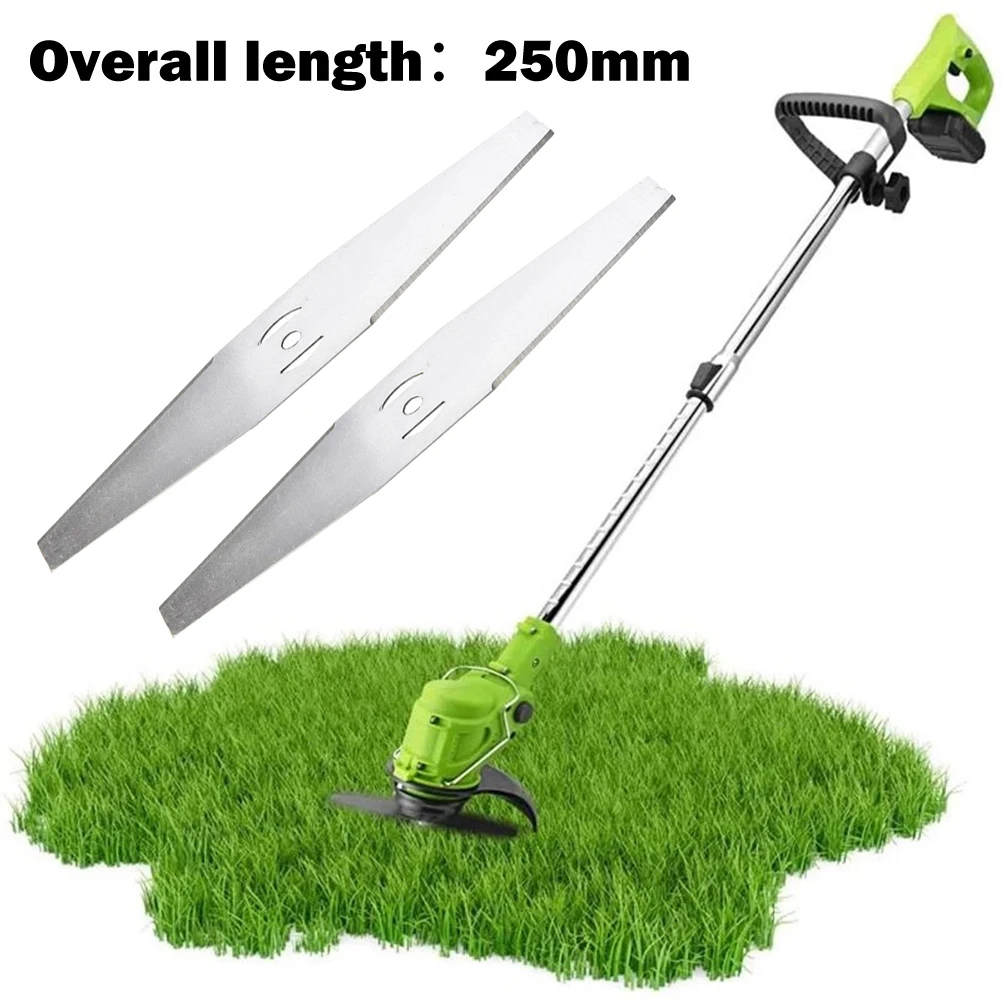 

Metal Grass String Trimmer Head 250mm Length Steel Replacement Saw Blades Lawn Mower Forestry Accessories For Garden Tool Parts