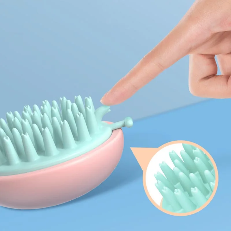 Silicone Scalp Massager Shampoo Brush Washing Shower Hair Massager Clean Brush Bath Shower Hair Cleaning Comb Massager For Head 5