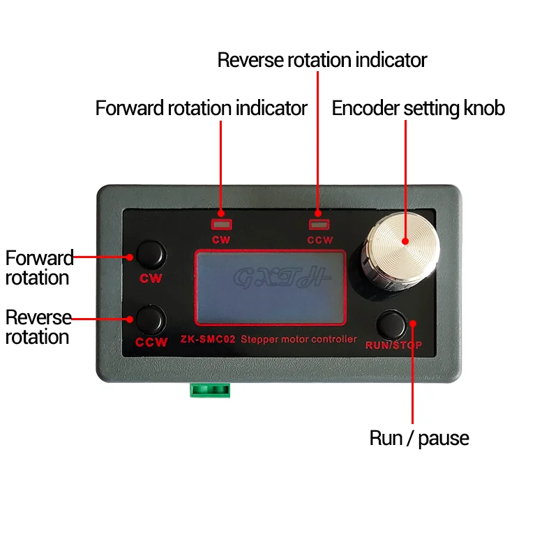 Stepper Motor Driver Drive Integrated 42 57 Forward Reverse Control Angle Pulse Speed PLC Serial Communication