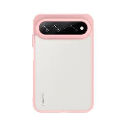 Magnetic Crystal Matte Anti - Fingerprint Protective Phone Case for Huawei Pura X View (Pink - No Magnet)