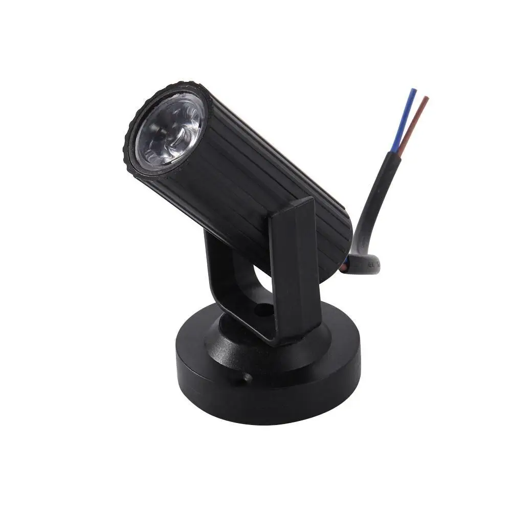 LED Mini Spotlights Color Disco Stage Light For Cabinet Counter Showcase Lighting 85-265V Jewelry Display Cabinet Porch Window led spotlight