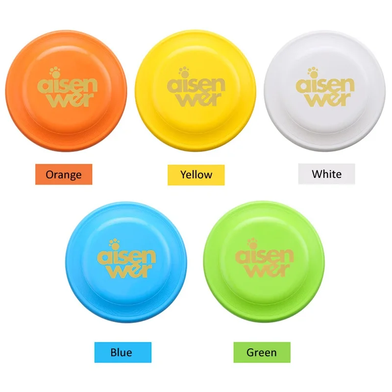 Pet Dog Flying Disks Kids Puppy Funny Interactive Training Toys Flying Saucer Professional Dog Races Disks 240mm