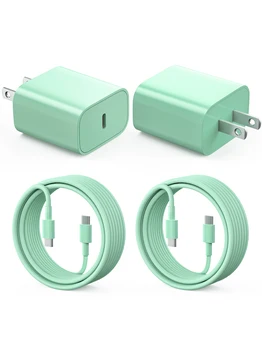 Suitable for iPhone 16 15 fast charging USB C charger C-type charger fast charging [2-piece set] Suitable for iPhone 16/16 Plus/