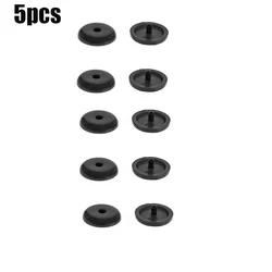 Premium Car Seat Belt Stopper Clip - Durable Anti - Slip Buckle Retainer (Black 5 pairs)