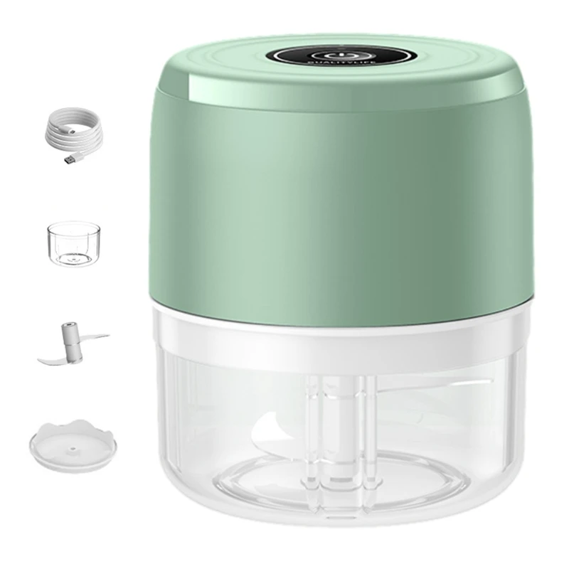 Vegetable Chopper Garlic Masher Crusher USB Rechargeable Grinder Processor Kitchen Gadget A6HB 4