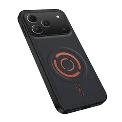 Luxury Magnetic Silicone Shockproof Protective Phone Case for Tecno Spark 50 4G (Kjb xk - Black)