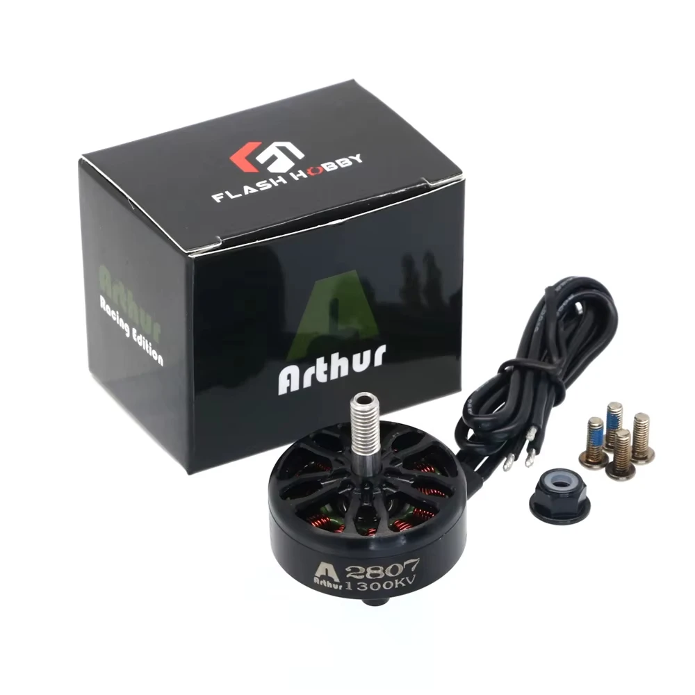 4 шт. FLASHHOBBY A2807 1300KV 6S бесщеточный двигатель для 7-дюймового FPV фристайла дальнего действия дрона DIY Запчасти thumbnail 6