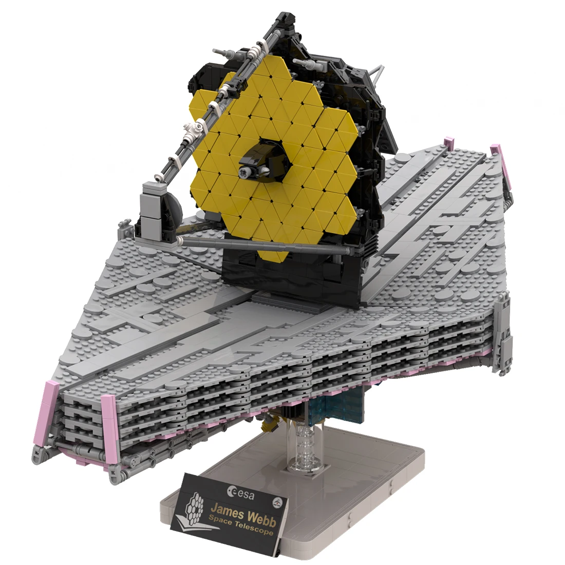 

Authorized MOC-77613 1/25 James Webb Space Telescope Building Blocks MOC Set DIY Assembly Stem Toy Kits (4514PCS)