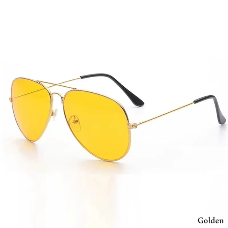 Driving Glasses Night Vision Sunglasses Pilot for Women Men Clear Lens