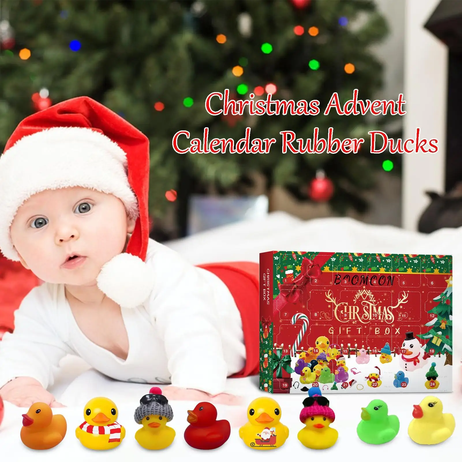 Calendario De Adviento De Patitos De Goma 2025 – 24 Sorpresas Para Niños De 1 A 12 Años