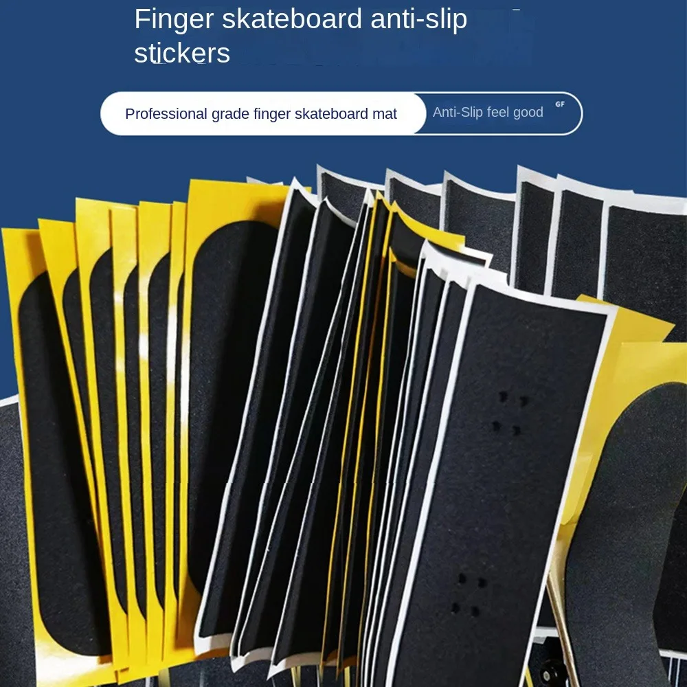 Foam Grip Fingerboard Grip Tapes Uncut Fingerboard Deck Stickers 110x38mm 100x28mm Self-adhesive Non-slip Stickers 1/6Pcs 3d stickers 3d wall stickers