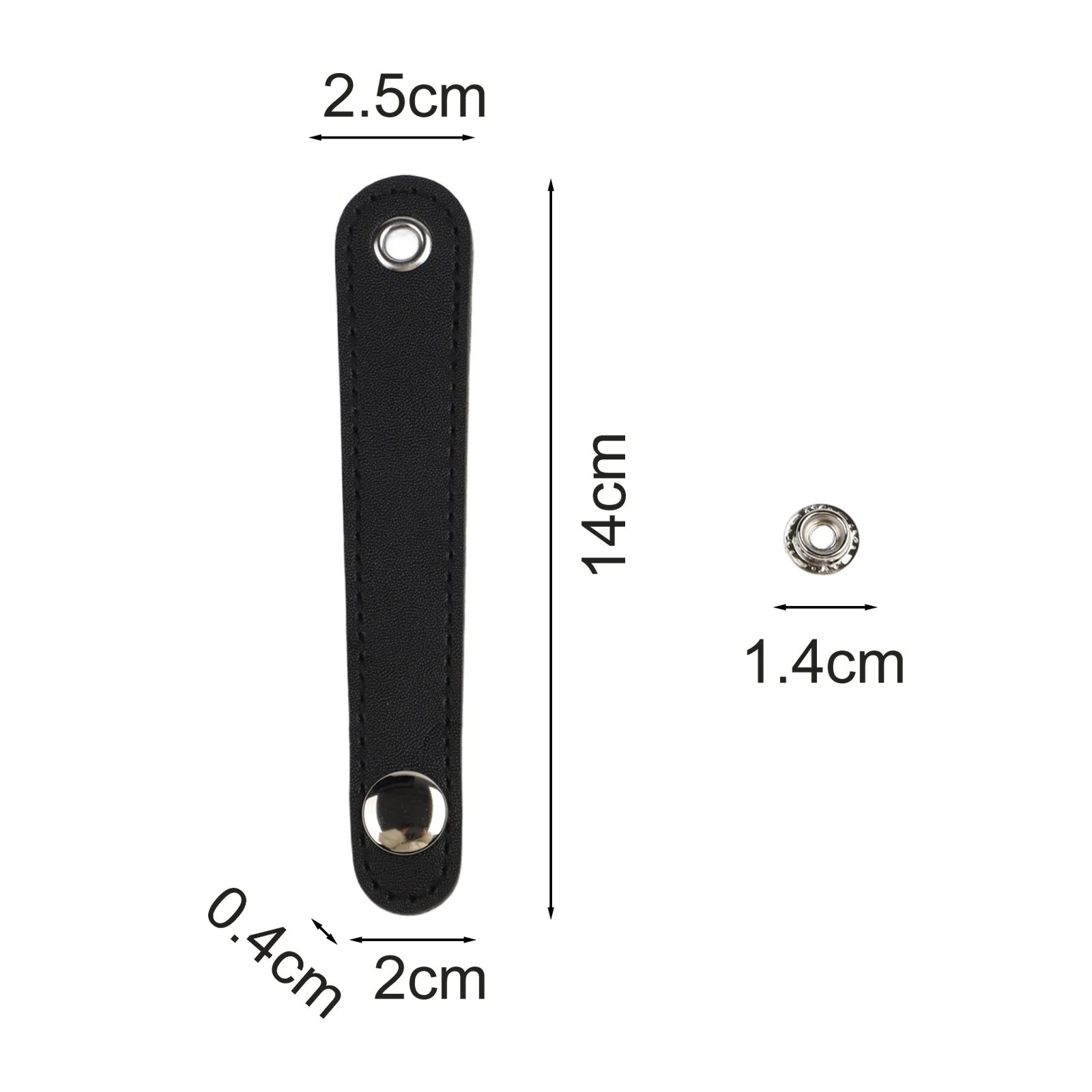 어깨끈 벨로우즈 버클 악기 유지보수 14*2.5*1cm PU 가죽 스트랩 악기 액세서리 경량 디자인