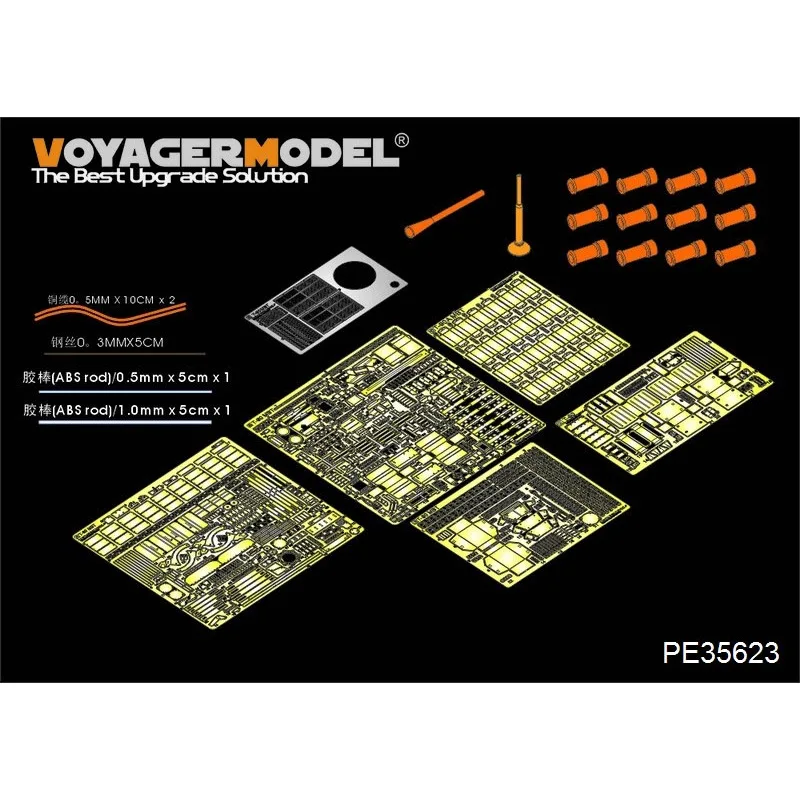 

Voyager Model PE35623 1/35 Scale Modern Russian T-90 MBT Basic (Discharger Include) (For TRUMPETER 05560)