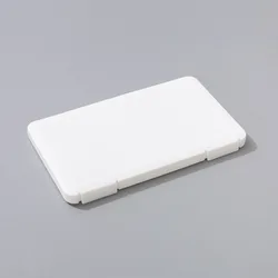 Portable Disposable Mask Storage Box - Dustproof Organizer Case (WHITE)