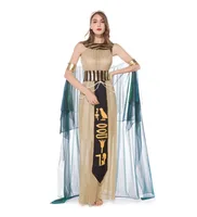 Ancient Egypt Egyptian Pharaoh Costume Egypt Cleopatra Cleopatra Queen Cosplay Halloween Party Couple Party Dress 2