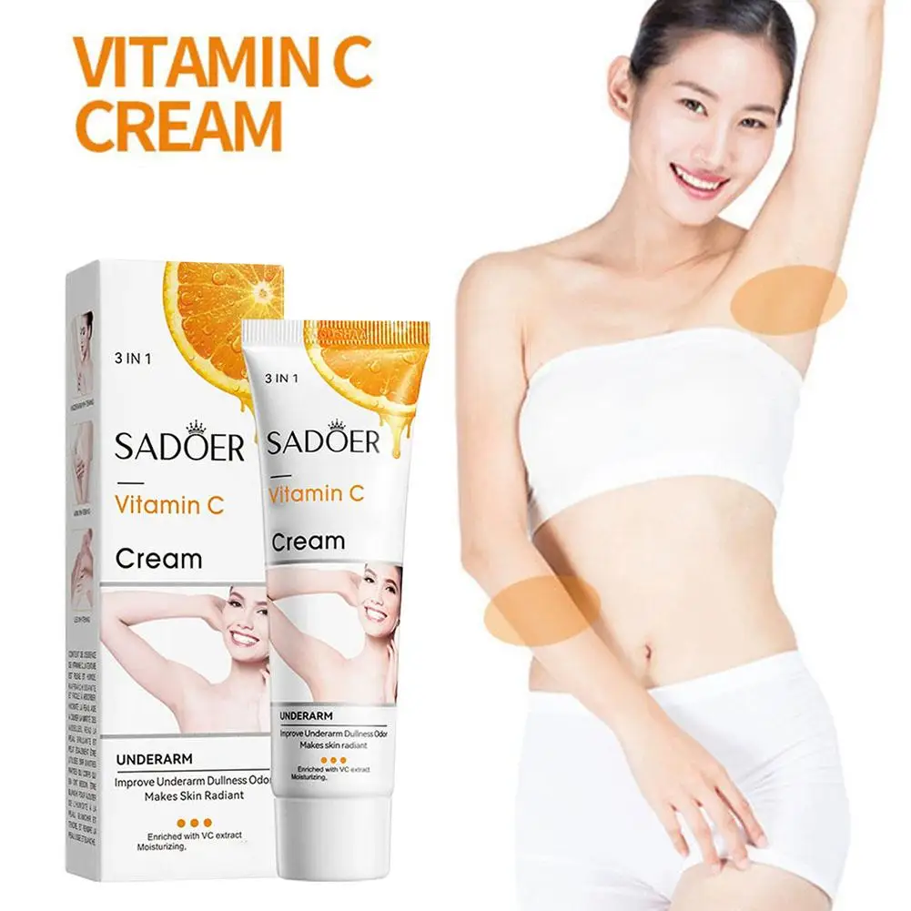 Crème éclaircissante aisselles à la niacinamide hydratante_voghion.com