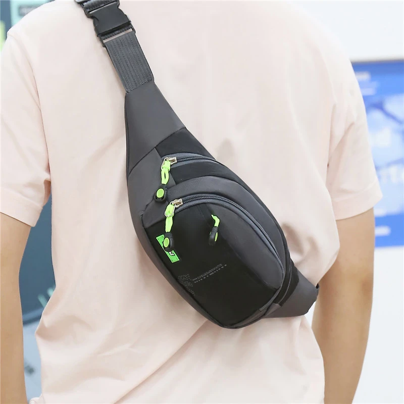 6-color adjustable waist bag - sports zipper style integrated phone bag, essential for outdoor hiking, running, cycling, and dai
