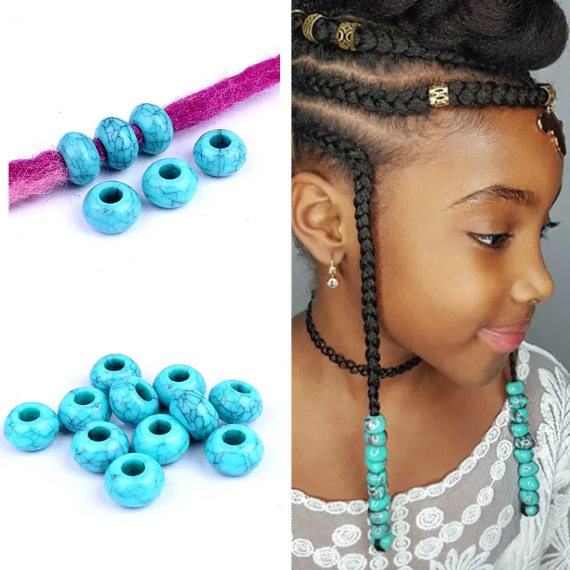 20-Pcs-lot-Dreadlocks-Acrylic-Hair-Ring-Hair-Braid-Blue-Beads-Hair ...