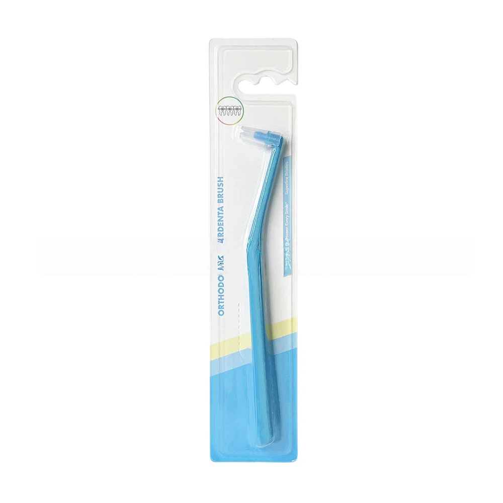 Compact Interdental Brush with Soft Bristles