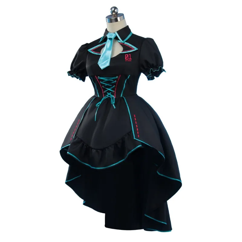Game Project Sekai‌ Hatsune Miku Cosplay Costume Black