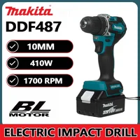 Makita DDF487 10mm Lithium battery 18V rechargeable brushless drill Electric screwdriver driver Wireless pistol drill 2