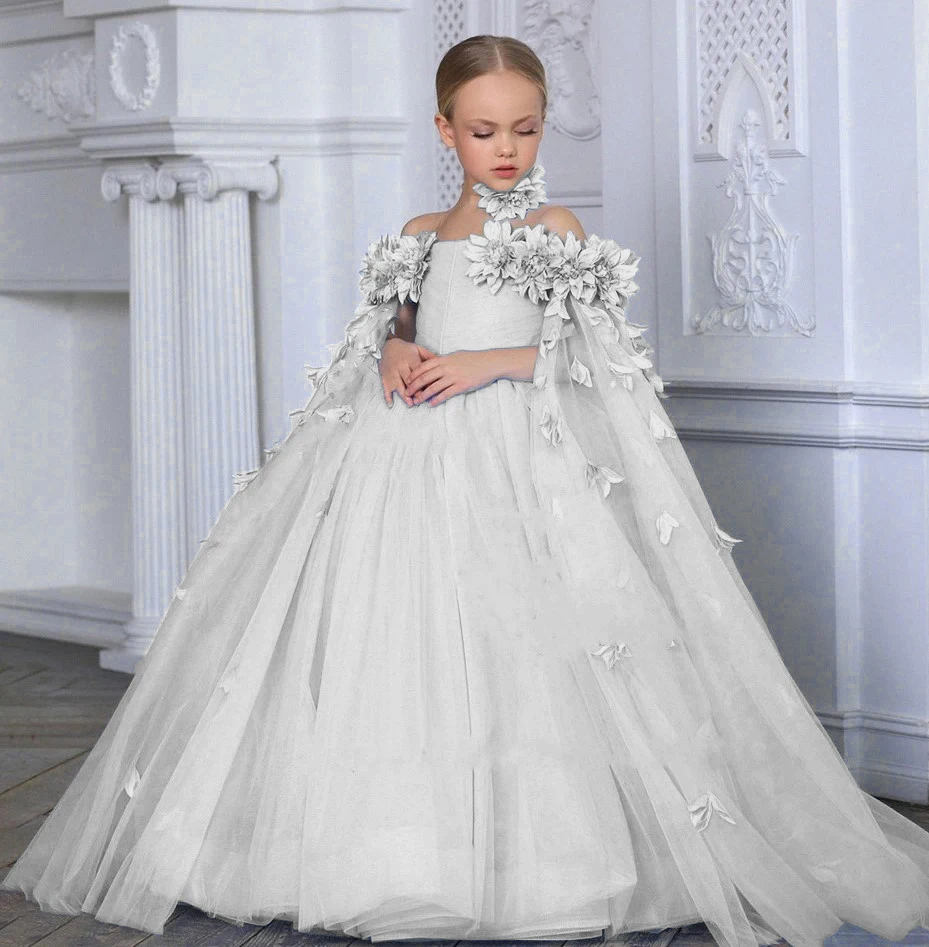 Vestido De Princesa Para Niña OBEEII - Encaje, Tul, Sin Mangas, Color Rojo Sandía, Ideal Para Fiestas, Bodas Y Eventos Especiales