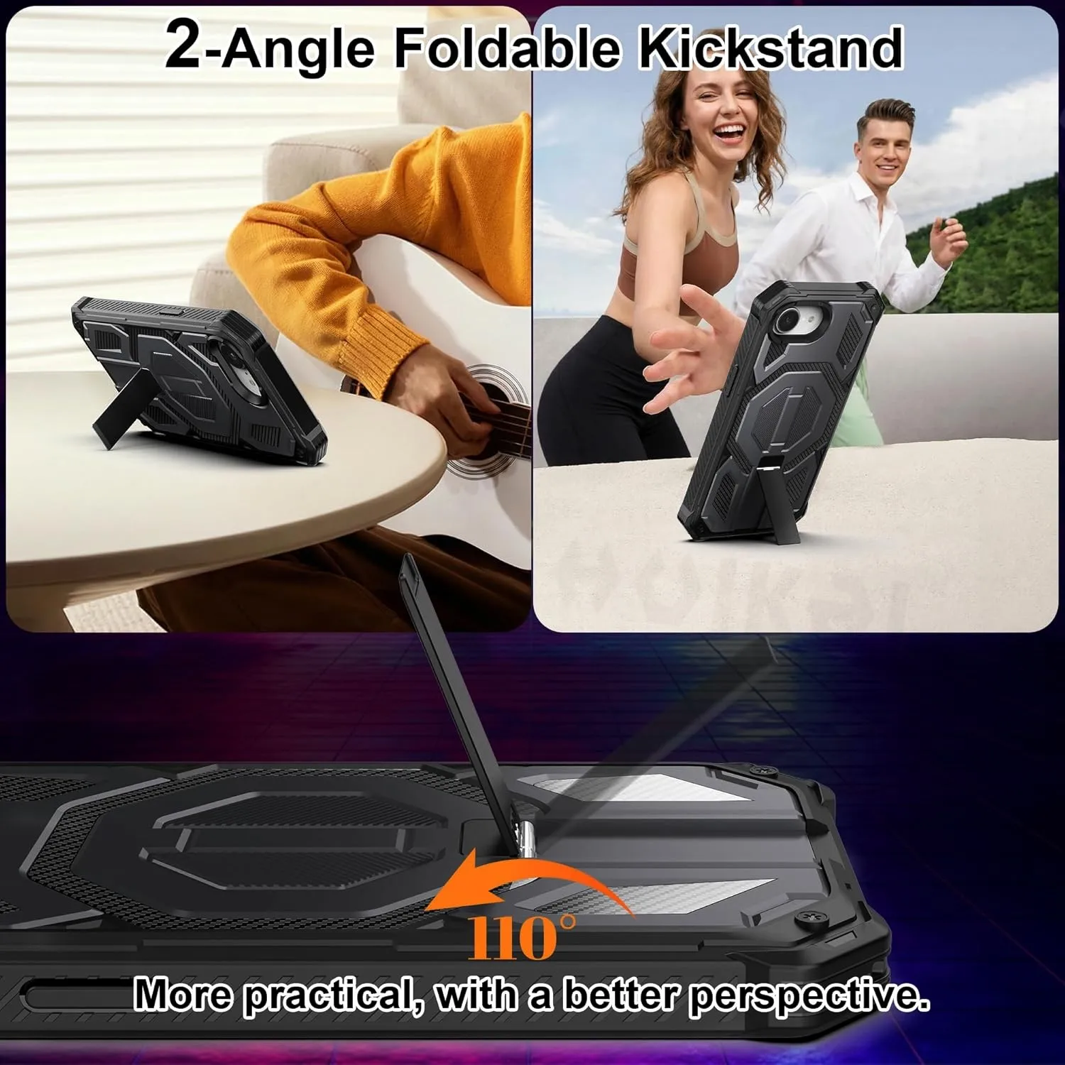 Magnetic Military-Grade Shockproof Protective Phone Case