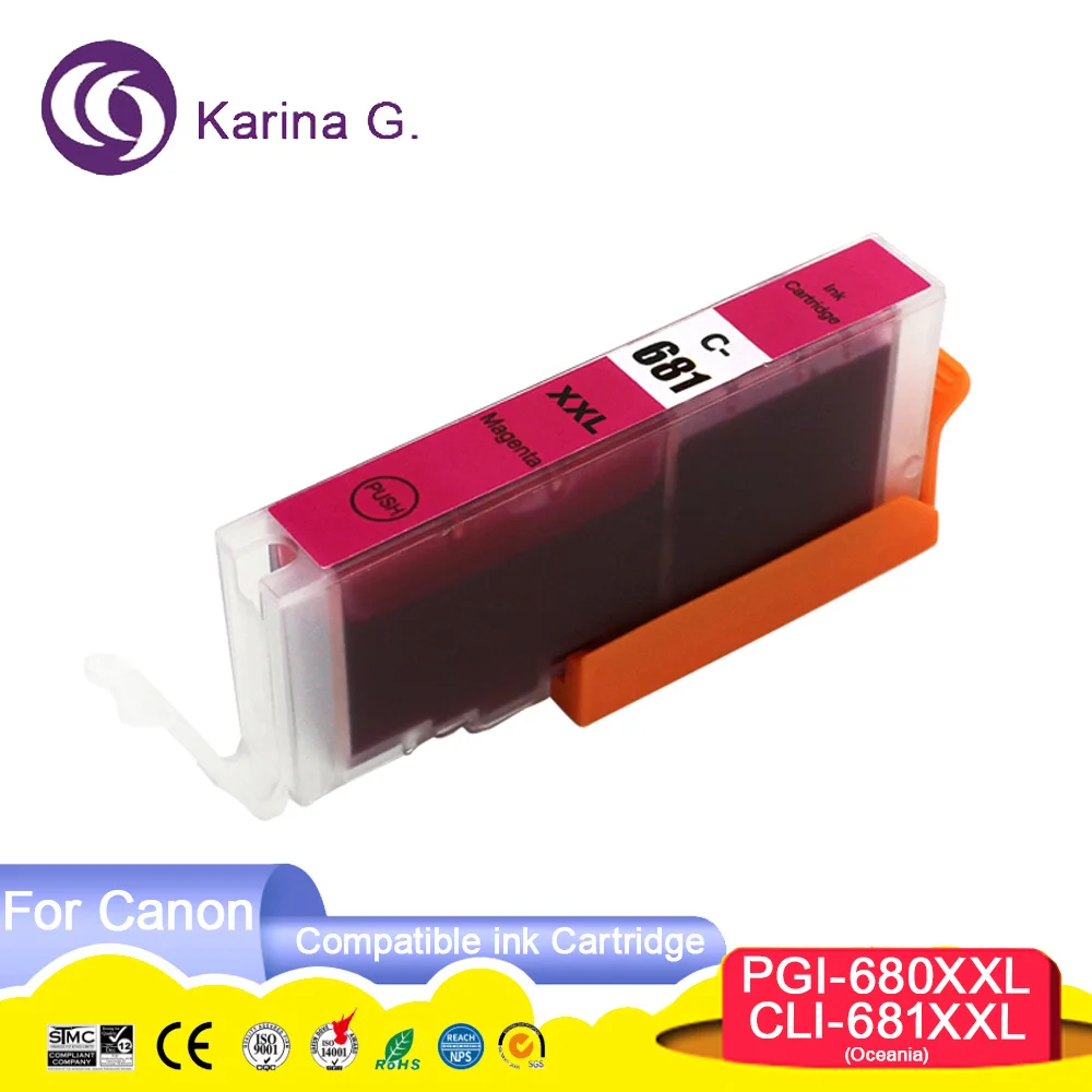 PGI 680 CLI 681 XXL 680XL 681XL PGI680 CLI681 PGI-680 CLI-681 Compatible Ink Car